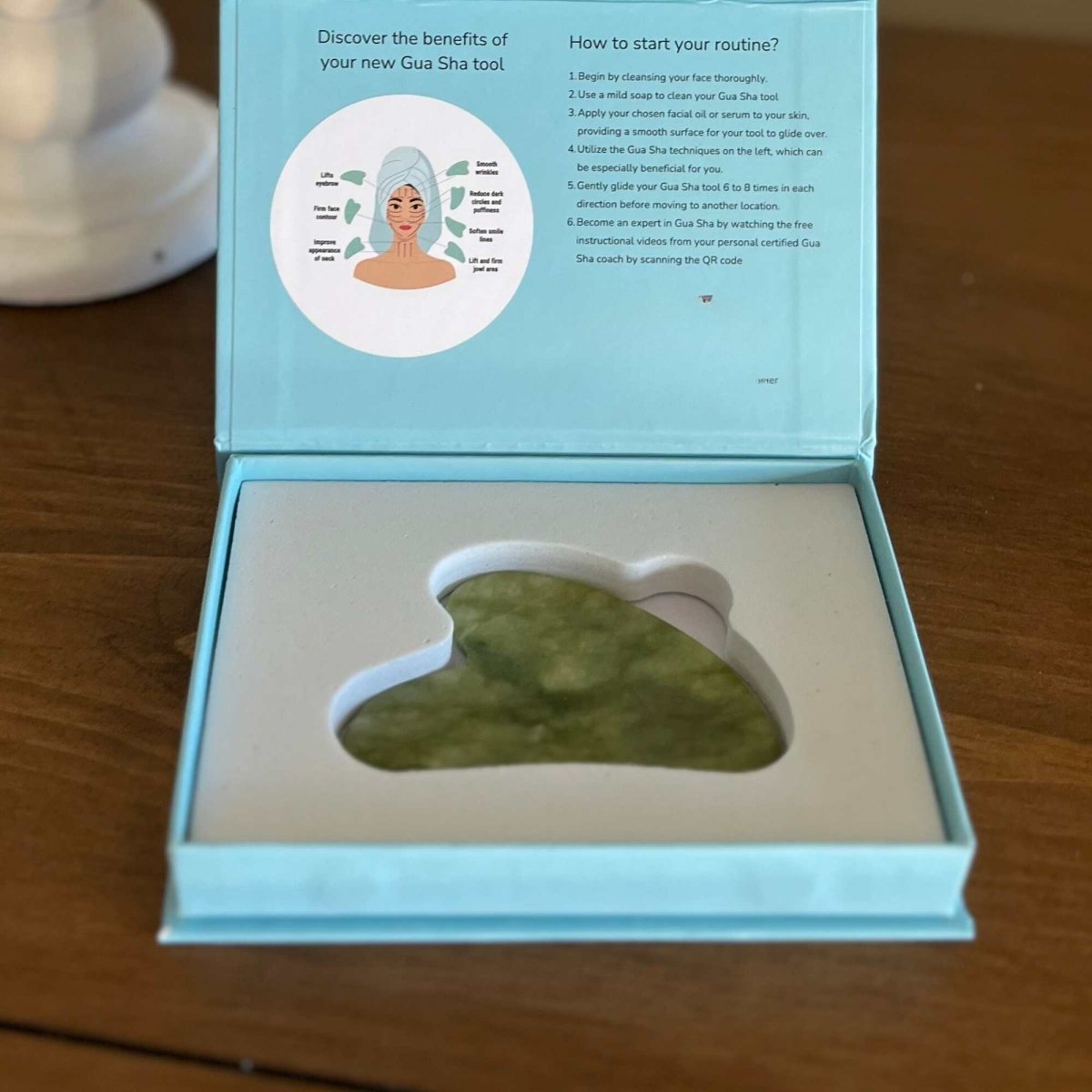 Kandyway Harmony Pure Jade Gua Sha Facial Tool - Kandyway