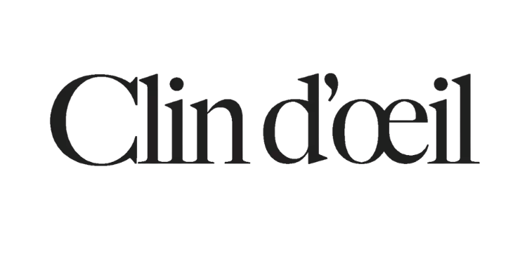Logo of 'Clin d'oeil' on a white background