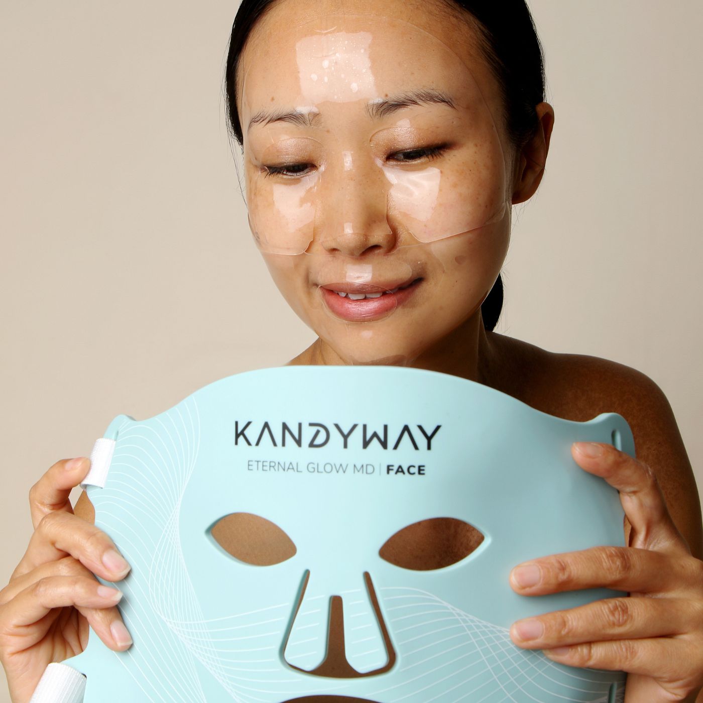 Kandyway Eternal Glow Led Light Therapy is as easy as 1,2,3