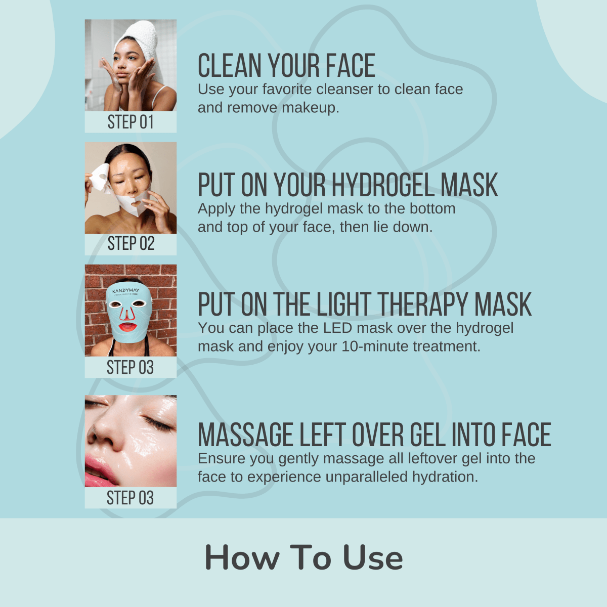 The Rejuvenate & Hydrate Red Light Therapy Pro Bundle - Kandyway