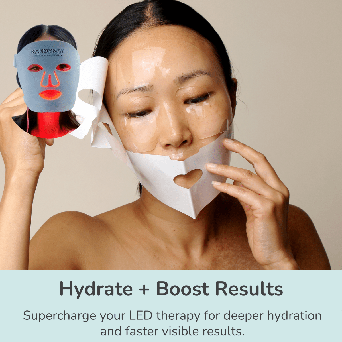 The Rejuvenate & Hydrate Red Light Therapy Pro Bundle - Kandyway