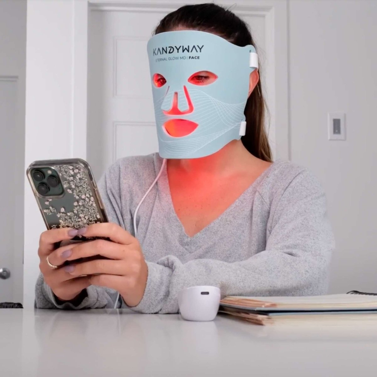 Kandyway Eternal Glow MD - Red Light Therapy Mask - Kandyway